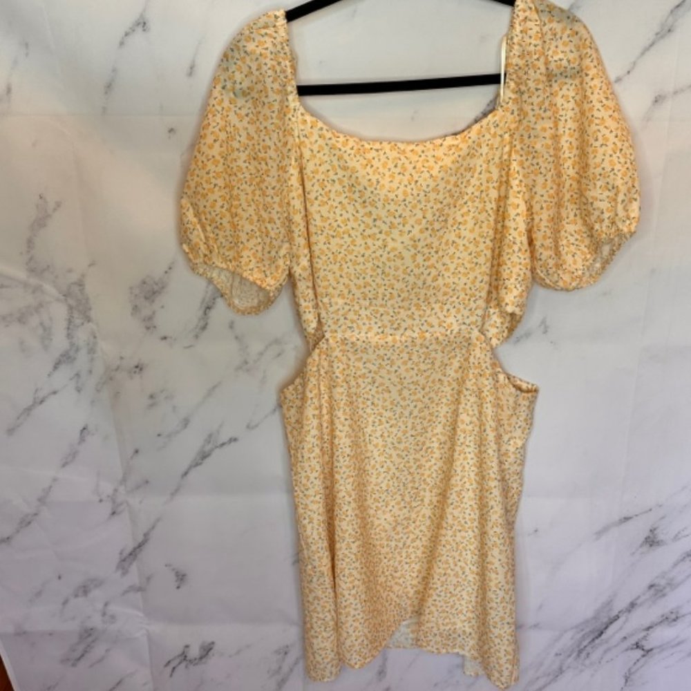 Elodie Floral Cutout Mini Dress